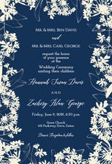 Floral Edges - Wedding Invitation